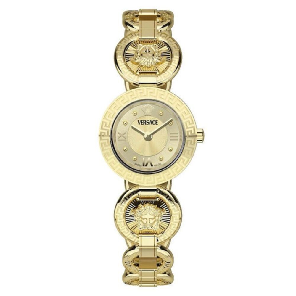 Versace Women's Greca Gold Dial Watch - VEWCA0524